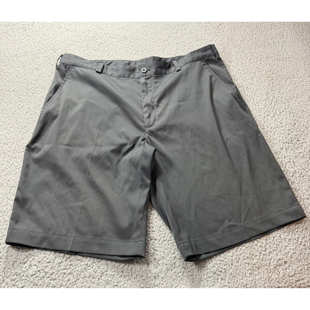 Nike Golf Dri-FIT Mens Black Flat Front Performance Shorts 330239-010 Size 36